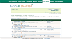 Desktop Screenshot of forum.guide-genealogie.com