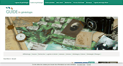 Desktop Screenshot of guide-genealogie.com
